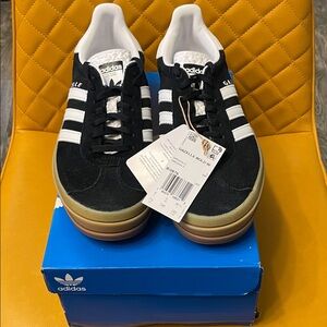Adidas Originals Gazelle Bold Black/White Sneakers